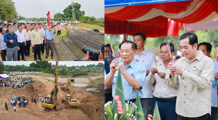 អភិបាលខេត្តកំពង់ចាម ថ្លែងថា៖ រាជរដ្ឋាភិបាលបានផ្តល់ការស្ថាបនាស្ពានបេតុងស្ទឹងឆ្វេង ដើម្បីសម្រួលដល់ការធ្វើដំណើររបស់សិស្សានុសិស្ស